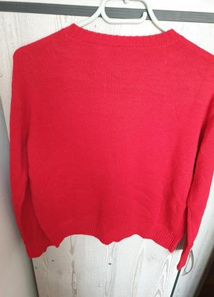 Кофта свитер с реверсивным рисунком в пайетки h&m7 фото