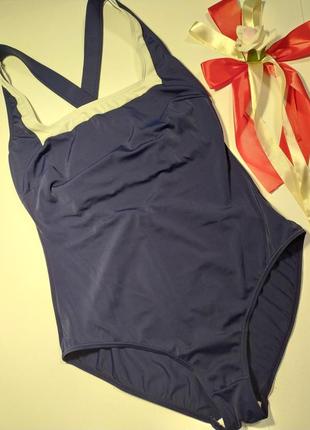 Суцільний темно-синій купальник батл madeleine, eur 46, 20 gb