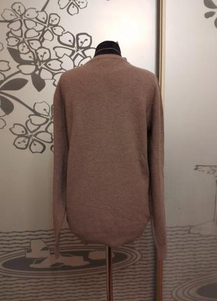 Брендовый шерстяной свитер джемпер пуловер большого размера шерсть8 фото