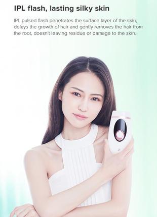 Фотоепілятор xiaomi inface ipl hair removal лазерний епілятор hair removal zh-01d6 фото