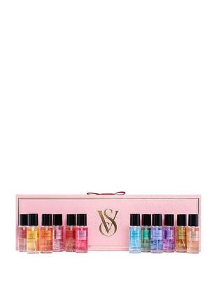Подарочный набор из 12 спреев victoria's secret ultimate mist discovery set