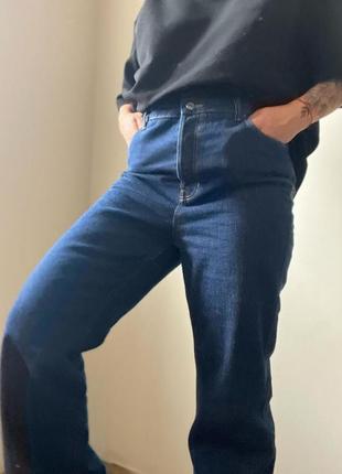 Щільні джинси кльош3 фото