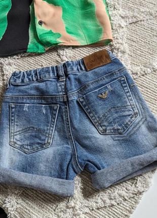Сорочка теніска river island шорти джинсові armani на 12-18 місяці 86 см на7 фото