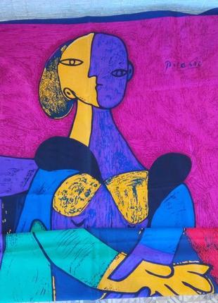 Винтаж: picasso платок с репродукцией картины