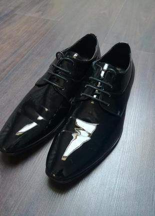 Туфли оксфорды лакированные memphis германия