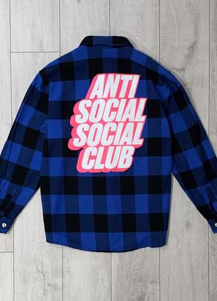 Рубашка овершот anti social social club assc1 фото