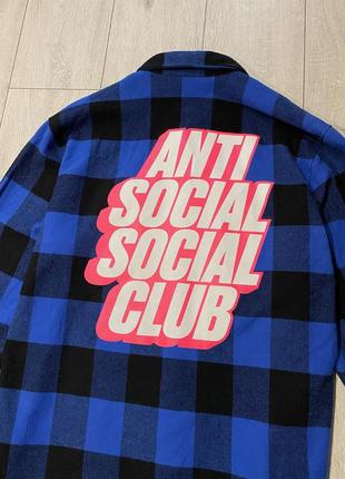 Рубашка овершот anti social social club assc3 фото