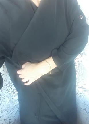Bershka пиджак,накидка черная10 фото