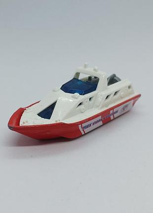 Човен rescue boat matchbox mattel 2000