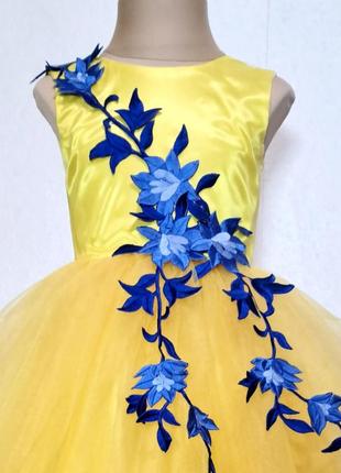 Желтобликовое платье на выпускной5 фото