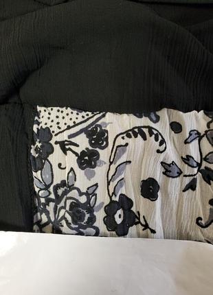 Шикарна брендова легка шифонова юбка асиметричний низ8 фото
