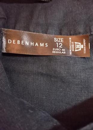 Кюлоты 100%лен debenhams5 фото