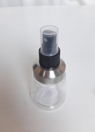 Пляшка скляна з пульверизатором (розпилювачем) 140 мл, ємність спрей для масла2 фото