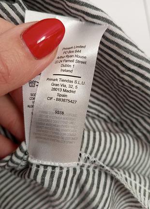 Хлопкова блузка primark,рубашка4 фото
