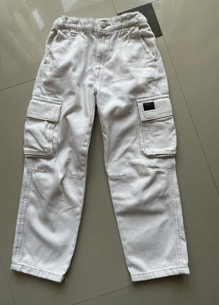 Стильні джинси карго zara на 6-7 років1 фото