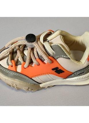 Кросівки дитячі "hе" сіро-оранжеві (код товару: 20594)4 фото