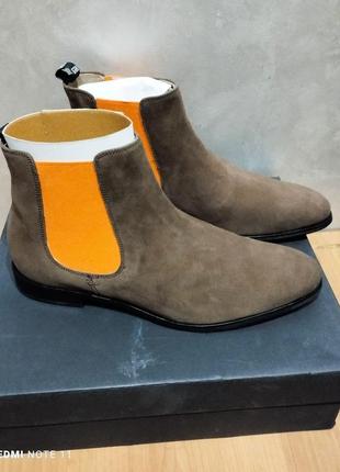 Чудові замшеві черевики челсі успішного німецького бренду gordon & bros.1 фото