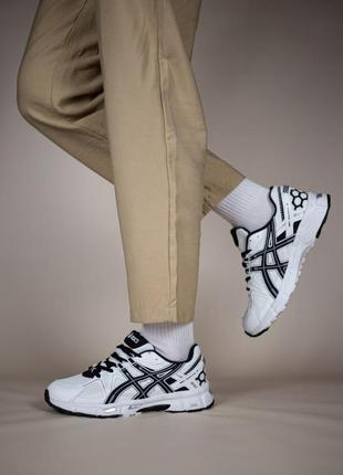 Asics gel-kahana 8 white black1 фото