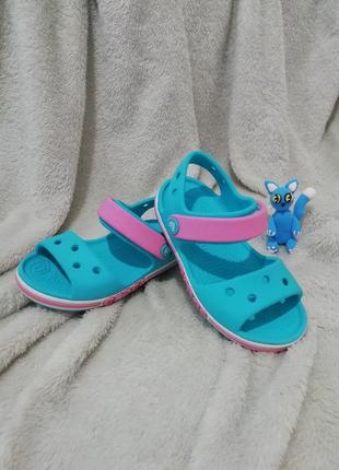 Босоножки crocs c 7, р. 22-23 , стелька 14,5 см2 фото