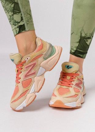 Жіночі кросівки new balance 9060 prm beige pink green9 фото