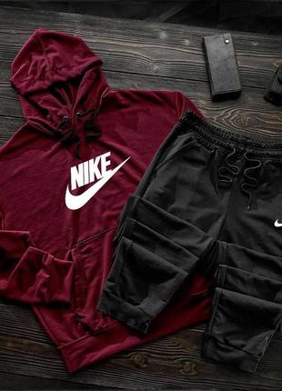 Весняний, чоловічий спортивний костюм nike1 фото