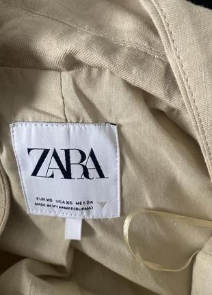 Лляний піджак zara4 фото
