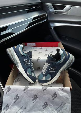 Чоловічі кросівки new balance 2002r navy blue4 фото