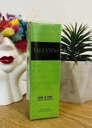 Оригінал мініатюра парфум valentino born in roma green stravaganza парфумована вода