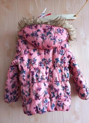Куртка детская 3-4 года девочке lupilu зимняя весенняя демисезонная4 фото