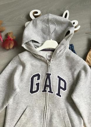 Свитшот на молнии gap унисекс на возраст 6-7 лет6 фото