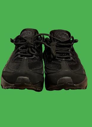 Nike air max 95 mono black кроссовки кеды найк ейр макс унисекс4 фото