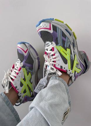 Balenciaga  runner trainer neon colors premium4 фото