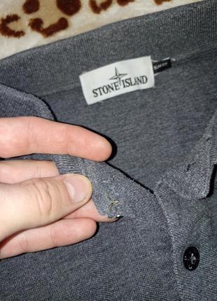 Stone island slim fit patch program programme лонгслів стон стоник айленд патч програм3 фото