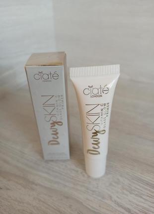 Праймер для обличчя з віт с та е ciate dewy skin vitamin c glass glow primer 10 мл