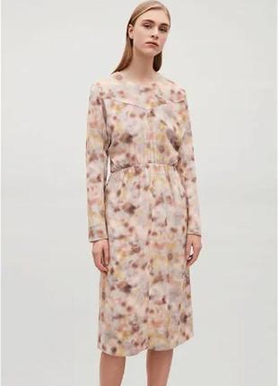 Сукня cos printed long-sleeve dress / 423 фото