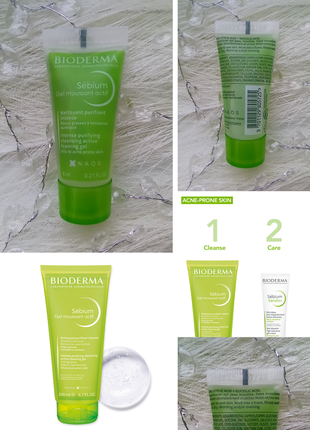 ☘️bioderma sebium active purifying cleansing gel гель для вмивання1 фото