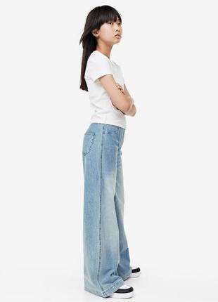 Широкі джинси джегінси  h&m англія6 фото