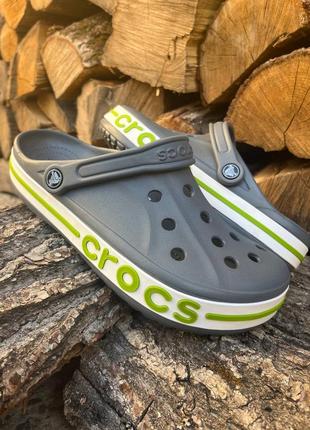 Crocs bayaband black унісекс крокси сабо топ продажів3 фото