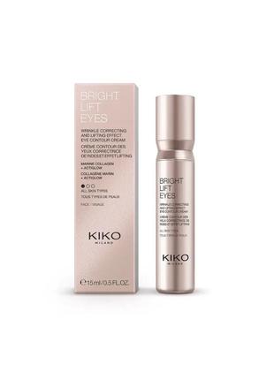 Kiko bright lift eyes крем для шкіри навколо очей