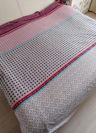 Підковда  з принтом геометрія 190*195