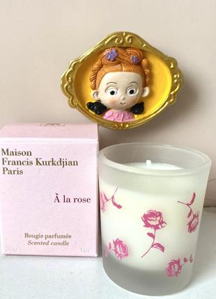 Свічки maison francis kurkdjian a la rose & mon beau sapin