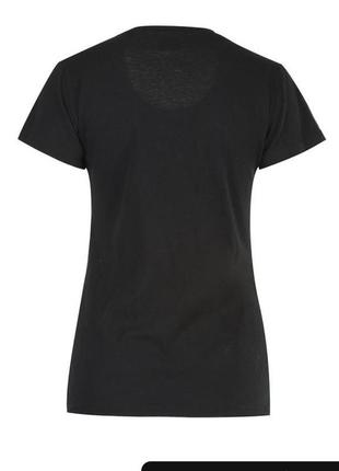 Женская футболка чорная базова lee cooper5 фото