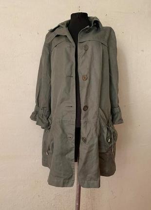 Легкий плащ marks&spencer лен хлопок 5