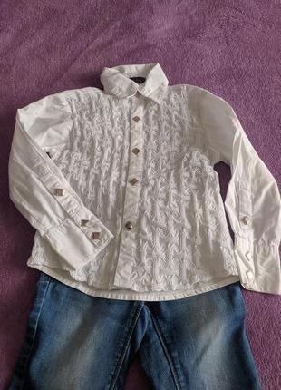 Комплект ( блуза + джинси)2 фото