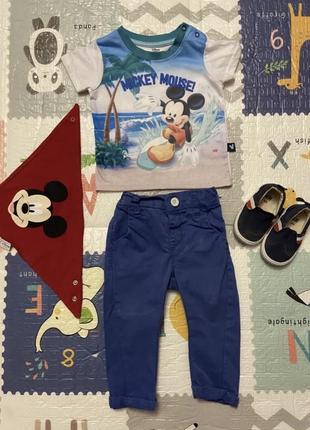 Пакетом одяг на малюка 6-9 місяців джинси, шорти, боді8 фото