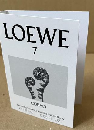 Loewe cobalt edp, 1,5ml1 фото