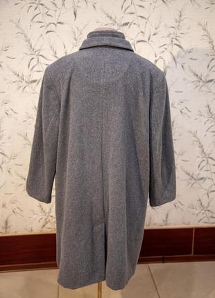 Демісезонне шерстяне пальто canda (c&a) з подвійною застібкою3 фото