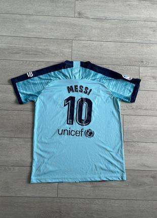 Футбольна футболка barcelona messi nike football shirt soccer jersey m2 фото
