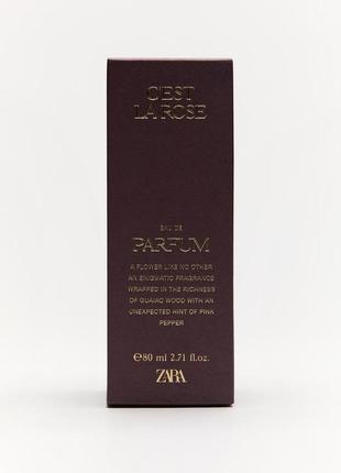 Туалетна вода zara c'est la rose  80 мл