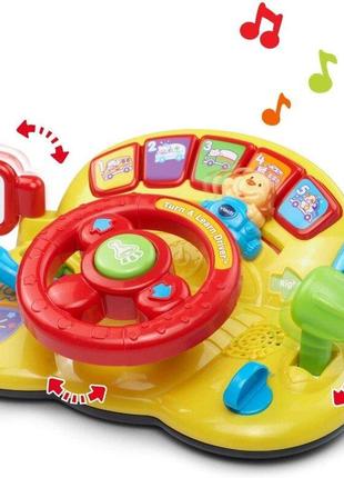 Розвиваюче музичне кермо vtech turn and learn driver юний водій оригінал